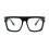 Blue Light Blocking Reading Glasses +1.50 Oversized Designer Black Frame for Computer and Office Use 2