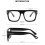 Blue Light Blocking Reading Glasses +1.50 Oversized Designer Black Frame for Computer and Office Use 3
