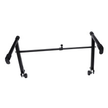 2 Tier Keyboard Stand Accessory with Adjustable Second Level Rack and Stable DualLevel Support