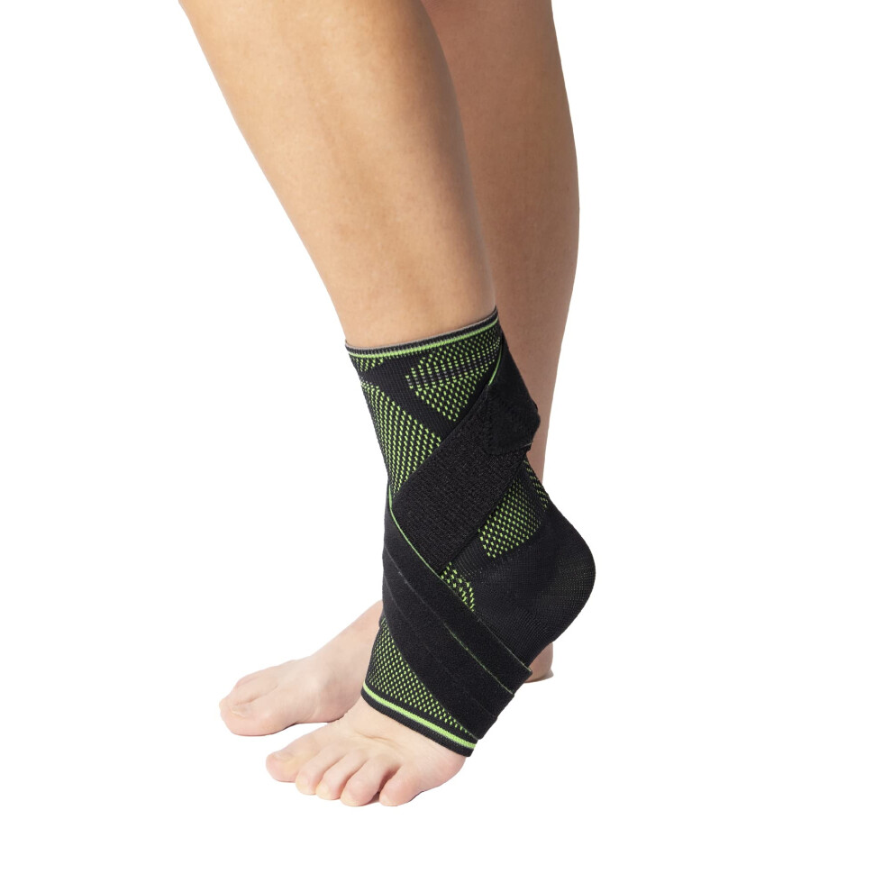 Adjustable Compression Ankle Brace with Figure 8 Strap, Breathable Support for Achilles Tendon