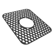 Large Kitchen Sink Protector Mat Silicone Black Non Slip & Heat Resistant