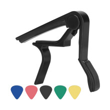 Quick Release Guitar Capo for Acoustic and Electric Guitar, Buzz Alloy Capo with 5 Picks