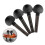 Black Wooden Violin Tuning Peg Set 3/4 Size, Durable Construction for Precise Tuning Control 4