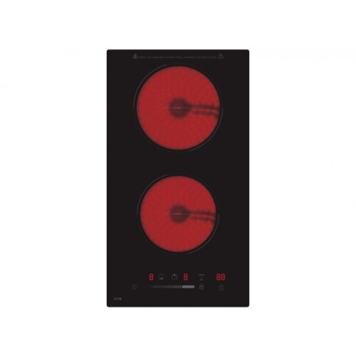 HYE 2 Burner Built In Ceramic Hob - Black