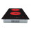 HYE 2 Burner Built In Ceramic Hob - Black 3