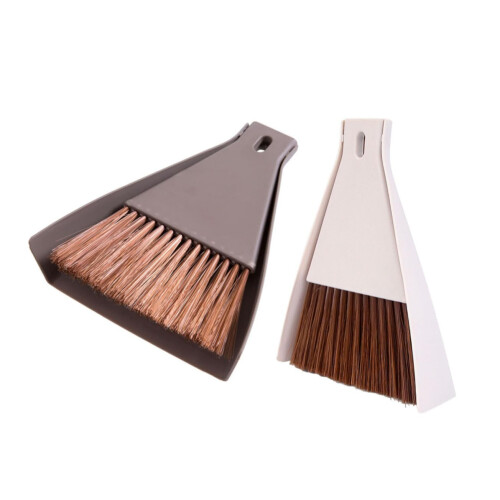 Mini Cleaning Brush Set with Dustpan for Keyboard and Desktop, Compact Design for Precise Dust Removal 2