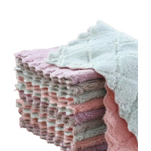 Microfiber Kitchen Cleaning Cloths 10 Pack, Super Absorbent Dish Towels for Fast Absorption and Gentle Surface Care