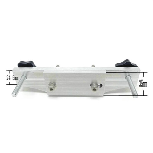 Adjustable Guitar Bridge Clamp Tool Set for Luthier Repairs with Secure Nonmarring Cork Contact 2