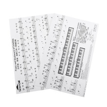Waterproof Piano Keyboard Stickers for Beginners 88 Keys Full Set Easy Peel Durable PVC Labels