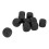 20 Pcs DIY Sticker Dice 16x16x16mm White/Black 11