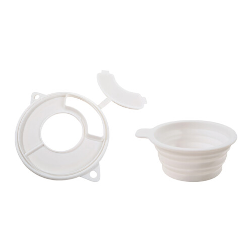 Essential Baking Gear spatter Control Lid And Precise-White