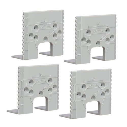 Gabarits de charnière de montant de porte, Point-4 pièces