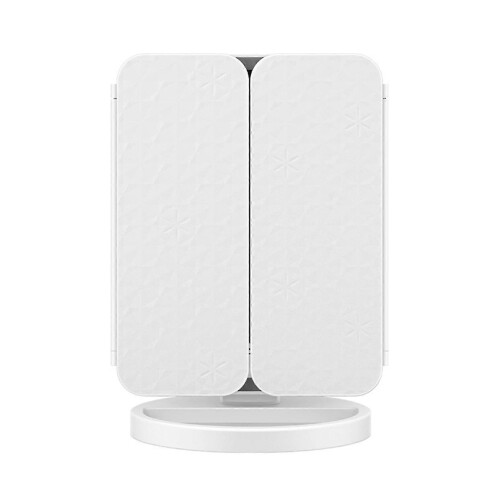 LED Three-folded Sides Portable Makeup Mirror Touch Screen LED Makeup Mirror Makeup Accessories
