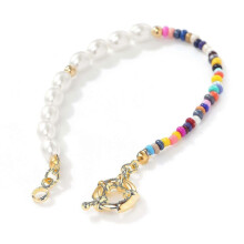 Fashion Rice Beads Pearl Line Bracelet Women Girls Personality Jewellery - CHUN