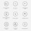 LED Three-folded Sides Portable Makeup Mirror Touch Screen LED Makeup Mirror Makeup Accessories 3