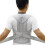 Upper Back Posture Corrector for Shoulders, Adjustable Neoprene Back Support Brace, Size L Silver 3