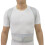 Upper Back Posture Corrector for Shoulders, Adjustable Neoprene Back Support Brace, Size L Silver 4