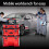 Organisation des outils magnétiques et zone de travail pliable 5