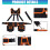 Ceinture à outils de construction robuste, tablier de travail, 6