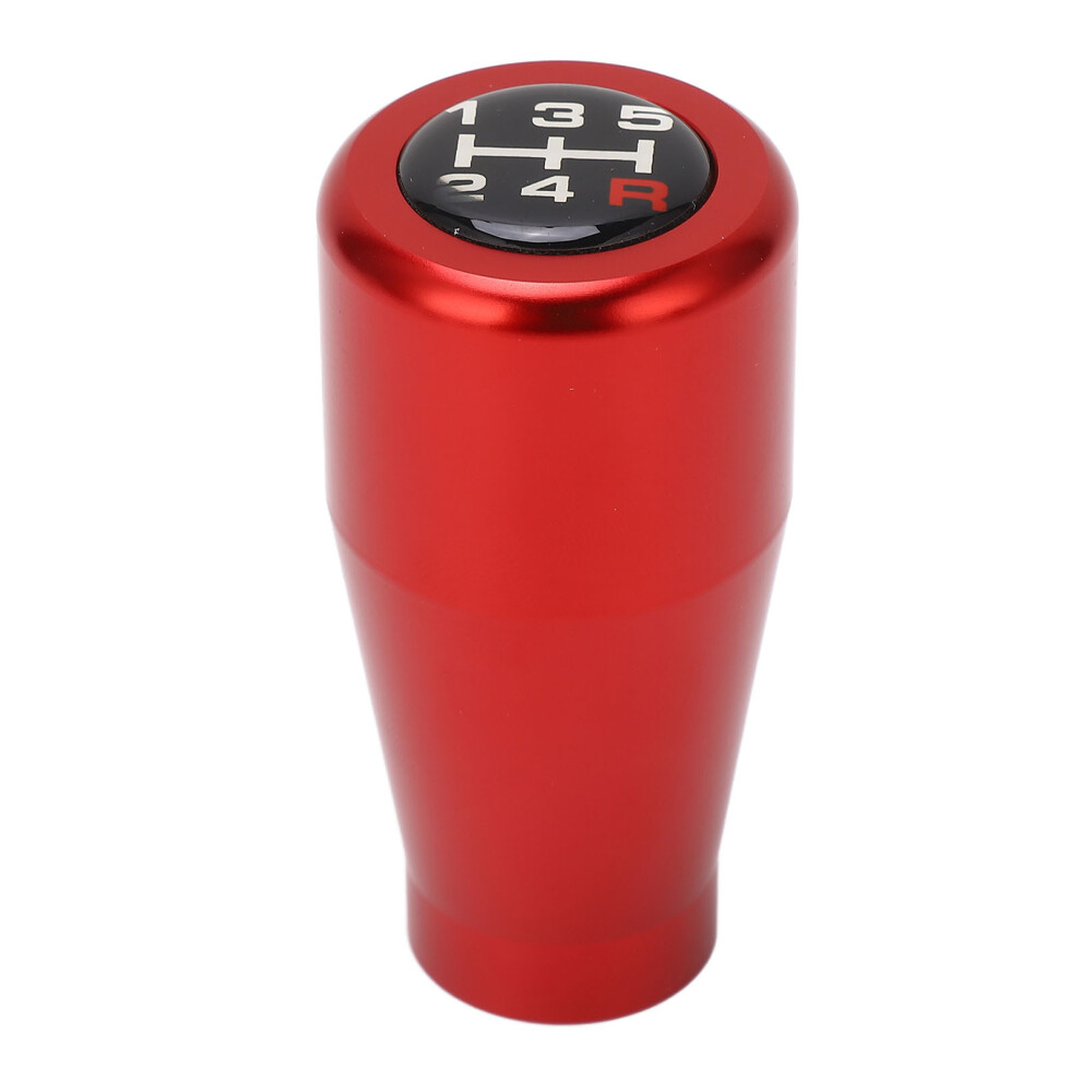 Aluminum 5-Speed Gear Shifter Knob M8/M10/M12 Red 4641393491608