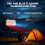 Strong IP66 evaluated LED Work Light Perfect For Camping Hiking 5