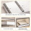 Extendable Sink Area Storage Rack Plastic Cabinet Shelf No-2 4