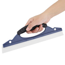 Shower Squeegee for Glass Doors, Streak Cleaning with LongLasting Silicone Blade and NonSlip Grip