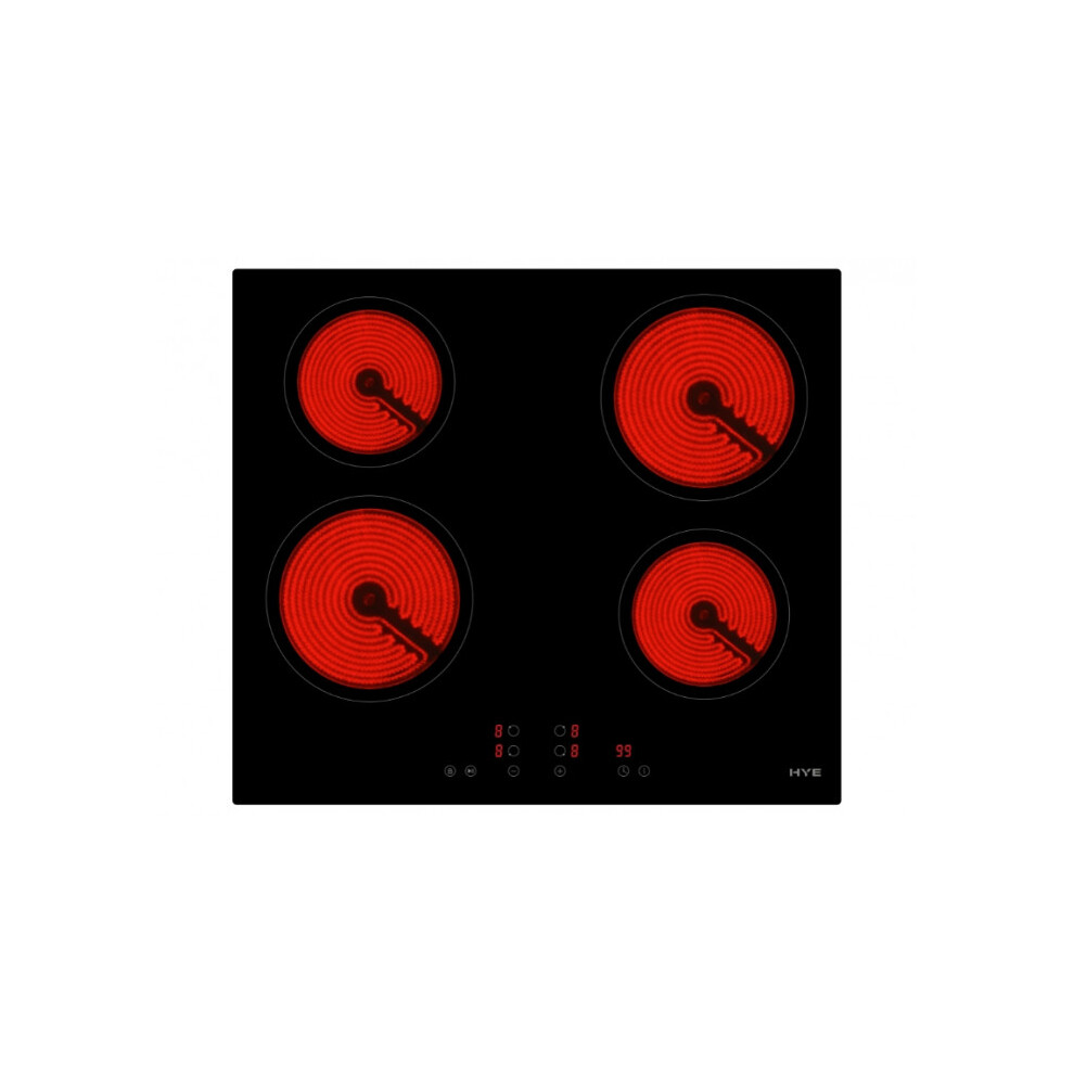 Hye 60Cm Built-In 4 Zone Electric Ceramic Hob