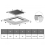 HYE 60cm Built-In 4 Zone Electric Ceramic Hob 5