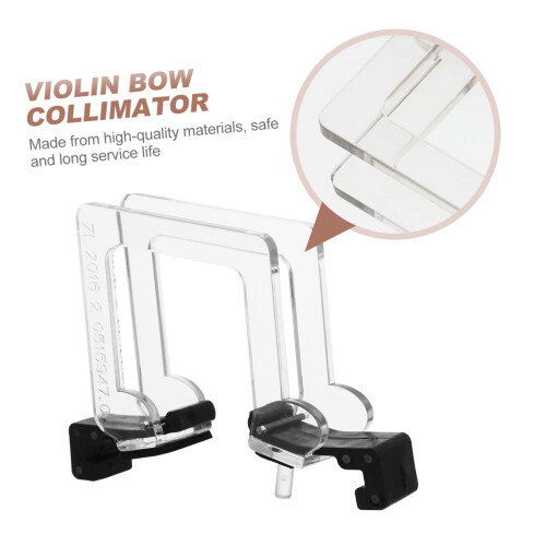 Violin Bow Straightener Corrector for Beginners Durable Alignment Practice Tool Easy to Use 2
