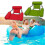 Water Hammock Swimming Pool Beach Floating Recliner Inflatable Water Hammock Floating Bed Beach Float 3