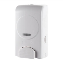 Wall Mounted Soap Dispenser 800ml White Large Capacity Liquid Dispenser for Bathroom Shampoo and Dishwashing Use