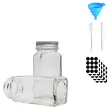 24-teiliges Gewürzglas-Set mit Aluminiumdeckel