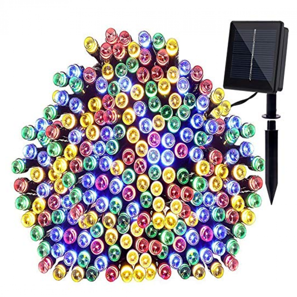 Fairy Lights Solar Powered, 72Ft 200 Led Outdoor Decor String Lights With Auto On Off And Memory Function For Wide Application 3545974750744