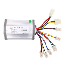 Controlador de motor de corriente continua con construcción de aluminio duradero, guía de cableado del controlador compatible con conexiones