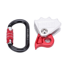 Aviation Aluminum Alloy Carabiner, Screw Lock for Mountaineering, Auto Locking, 24KN Longitudinal Strength, Lightweight, Perfect for Downhil