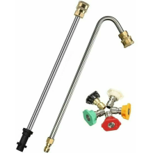 Lança de pulverização angular, lança para lavagem sob o chassi compatível com lavadoras de alta pressão Karcher K2 K3 K4 K5 K6 K7, kit de li