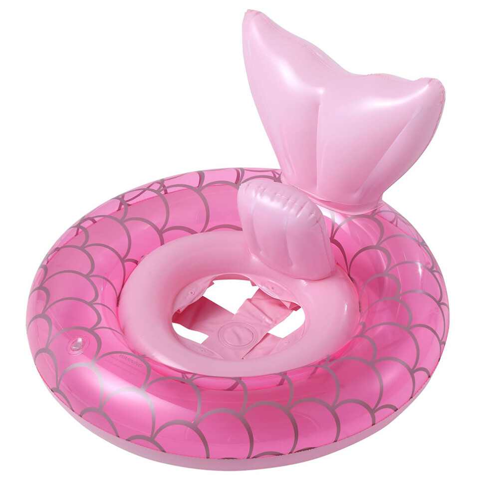 Baby Swimming Floats, Mermaid Swim Ring With Double Airbag Support, Safe And Fun Learning-To-Swim Adventure Compatible With Pool, Bathtub, B 3564946438015
