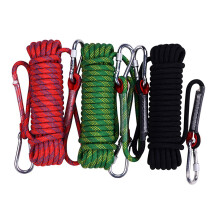 Corde d'escalade double tresse ultra-résistante, faible allongement pour une précision optimale, en polyester haute qualité, robuste,