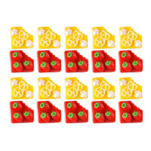 20-teiliges Dekorationszubehör, Kuchendekoration, kompatibel mit Bastelzubehör und Handyhüllen