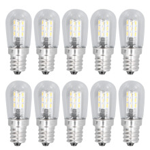 10 ks LED žárovek E12, skleněná malá stropní lampa, žárovka 500LM, nástěnná lampa kompatibilní s ložnicí, kanceláří 220V