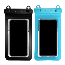 2 db-os vízálló mobiltelefon-tok nyakpánttal, kompatibilis a 7,5 hüvelyknél kisebb képernyőmérettel, iPhone 13/12/11 Samsung készülékekkel
