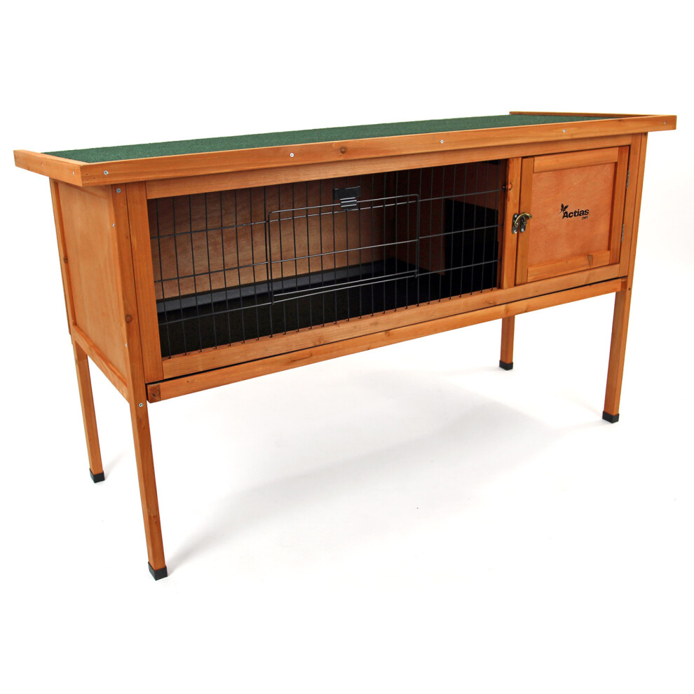 Actiaspet Wooden Hutch Guinea Pig Animal House 4Ft