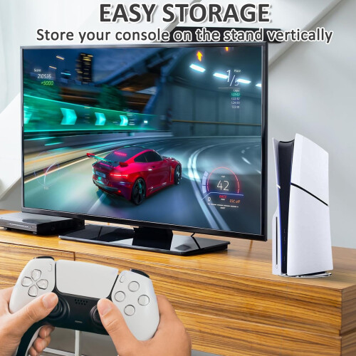 Κάθετη βάση συμβατή με PS5 Slim, κάθετη βάση στήριξης με αντιολισθητική βάση συμβατ 1