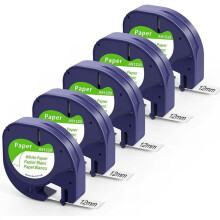 Labeling Solution, compatibele Dymo labelprinter navullingen, duurzame, niet-scheidende labels voor binnengebruik, geschikt voor thuis en op