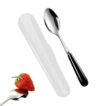 Professional Grapefruit Utensil Set, Serrated Edges For Fruit And Dessert, Made Of High Quality Stainless Steel, Food-grade Material Ensures