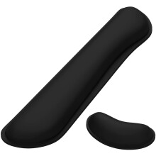 Handgelenkstütze für Tastatur und Maus, Handgelenkstütze aus Memory-Schaum, erleichtert das Tippen und lindert Schmerzen, rutschfeste Handge