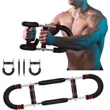 Adjustable 60110lb Power Twister Bar Arm Workout Equipment with Ergonomic Grip and Durable Steel