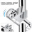 Χρωμιωμένη βάση ντους, συμβατή με ντους χειρός, πλαστικό ABS μηχανικής ποιότητας 4