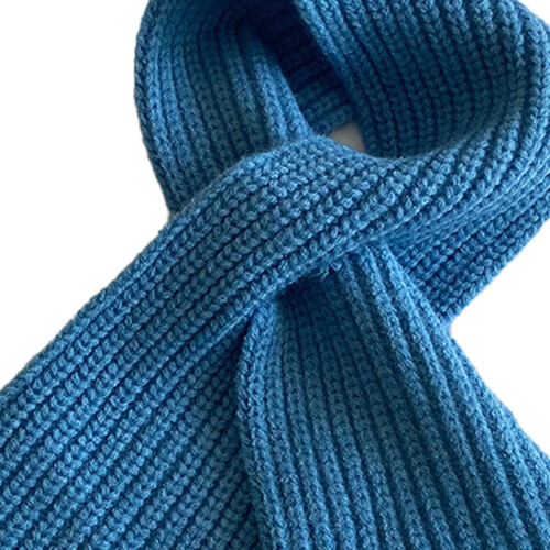 Modischer, einfarbiger Strickschal für Kinder, weich und warm 2